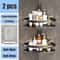 Space Aluminum NoDrill Wall Shelf And Sanitary Utility Interface 15