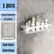Space Aluminum NoDrill Wall Shelf And Sanitary Utility Interface 22