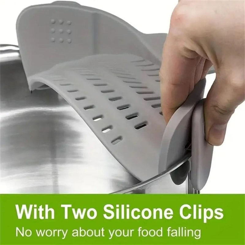 HighFlexibility ClipOn Pot Strainer And Culinary Fluid Interface 4