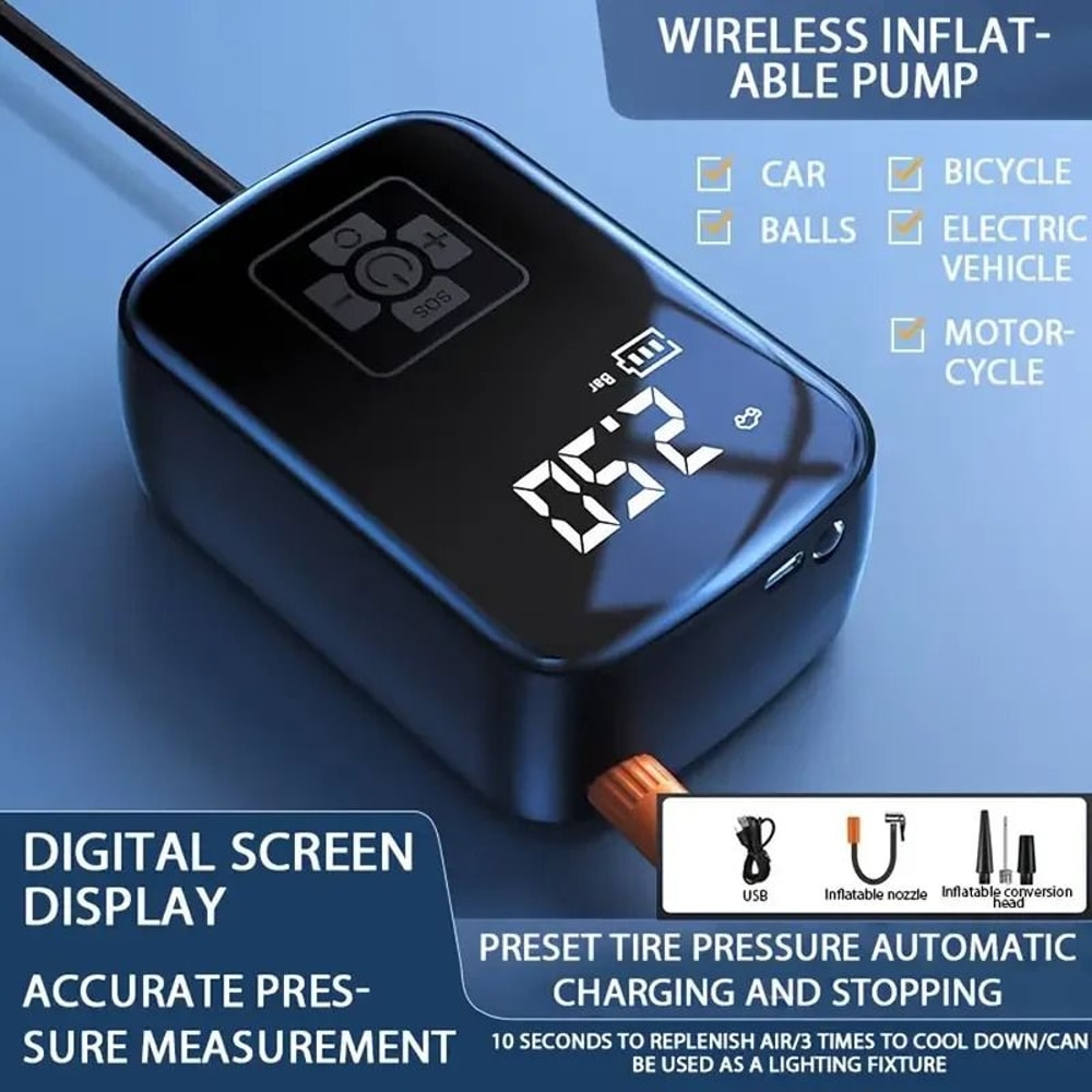 HighVelocity Wireless Digital Inflator And Atmospheric Pressure Interface 2