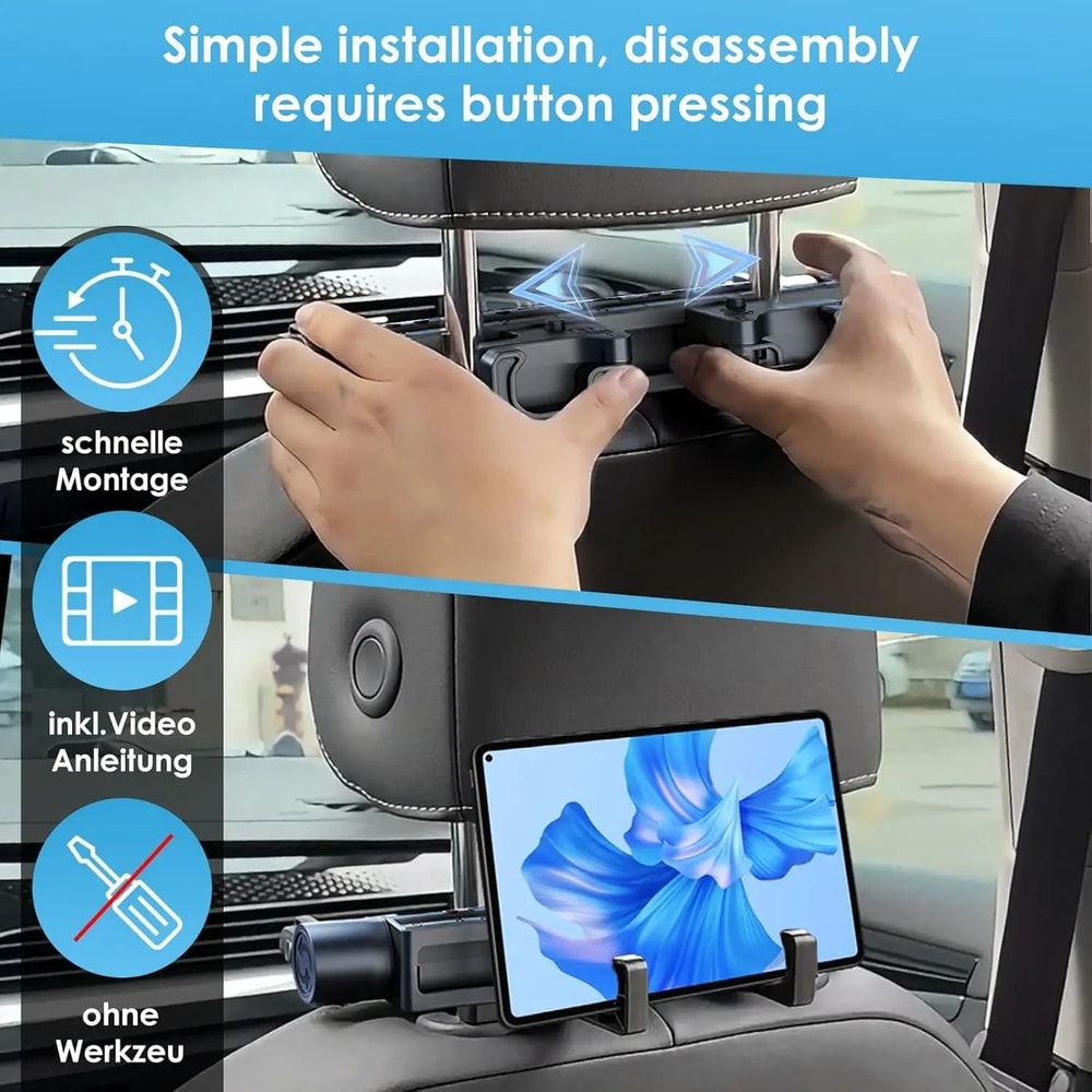 WayToGrow A13 Adjustable Memory Foam Car Headrest 5