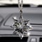 Transparent Crystal Snowflakes Car Pendant Decoration Ornaments Sun Catcher Snowflake Hanging Trim 3