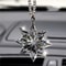 Transparent Crystal Snowflakes Car Pendant Decoration Ornaments Sun Catcher Snowflake Hanging Trim 6