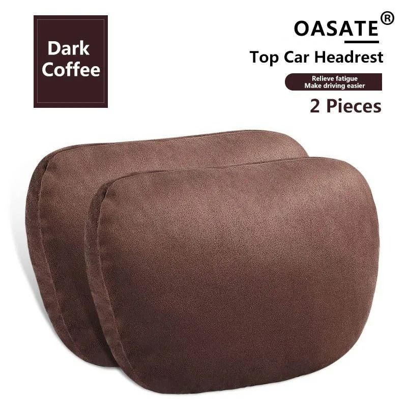 OASATE MaybachStyle SClass Suede Car Neck Support Pillow 14