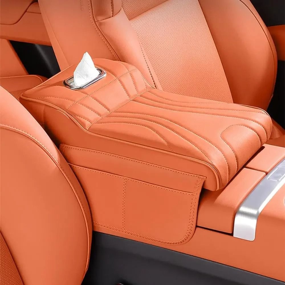 Universal Memory Foam Center Console Armrest Booster Interface 0