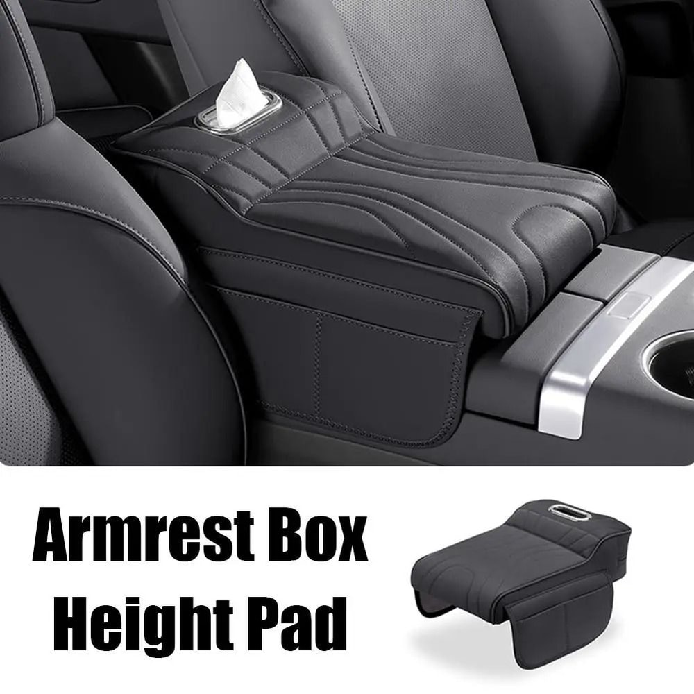 Universal Memory Foam Center Console Armrest Booster Interface 6