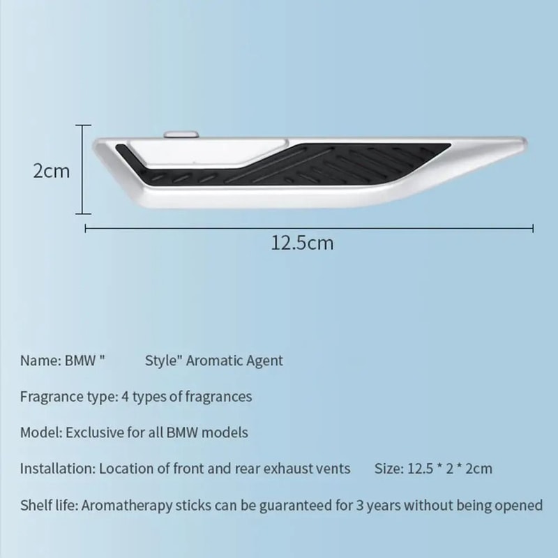 BMW Natural Air Interior Fragrance And Olfactory Calibration Interface 5