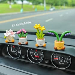 flora-sprite miniature resin interior aesthetic interface