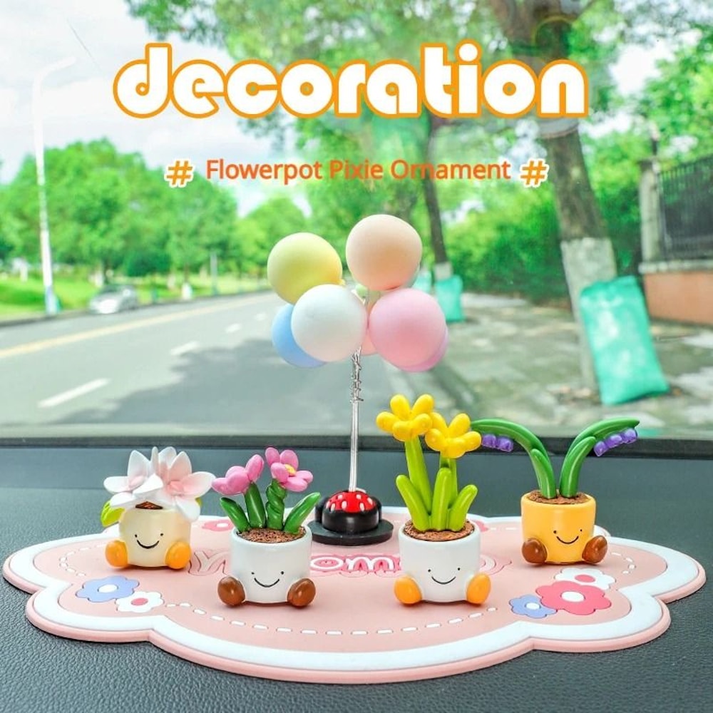 FloraSprite Miniature Resin Interior Aesthetic Interface 1