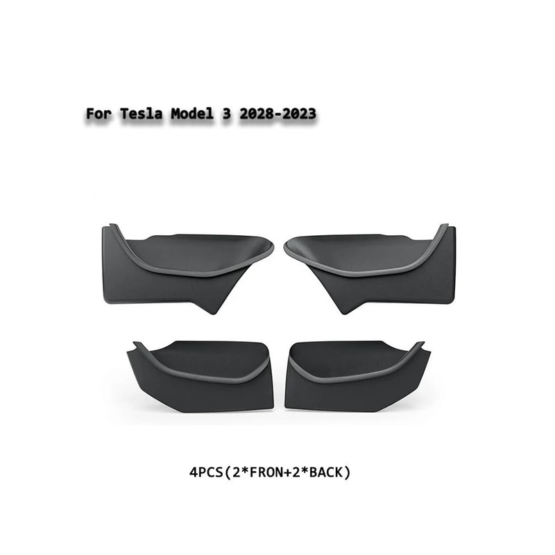 Tesla Model Y3 White Interior Door Pocket Stabilization Interface 13