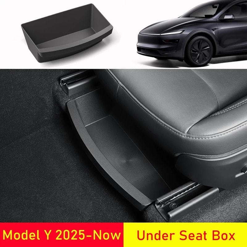 Tesla Model Y Juniper 20252026 HighCapacity UnderSeat Storage Interface 0