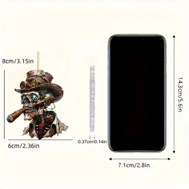 Steampunk Skeletal Vanguard And Rearview Aesthetic Interface 1