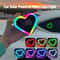 Solar Powered Universal Car LED Heart Neon Light For Interior Window Decoration 10