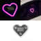 Solar Powered Universal Car LED Heart Neon Light For Interior Window Decoration 1