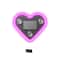 Solar Powered Universal Car LED Heart Neon Light For Interior Window Decoration 7