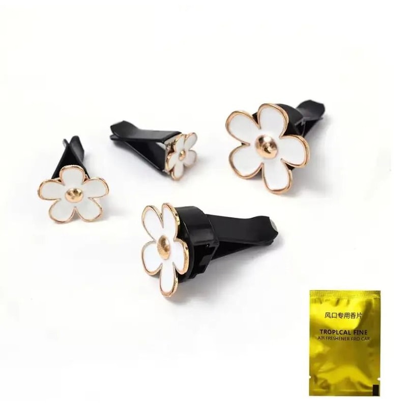 Creative Cute Girly Car Air Vent Aroma Diffuser And Interior Decoration Set 8