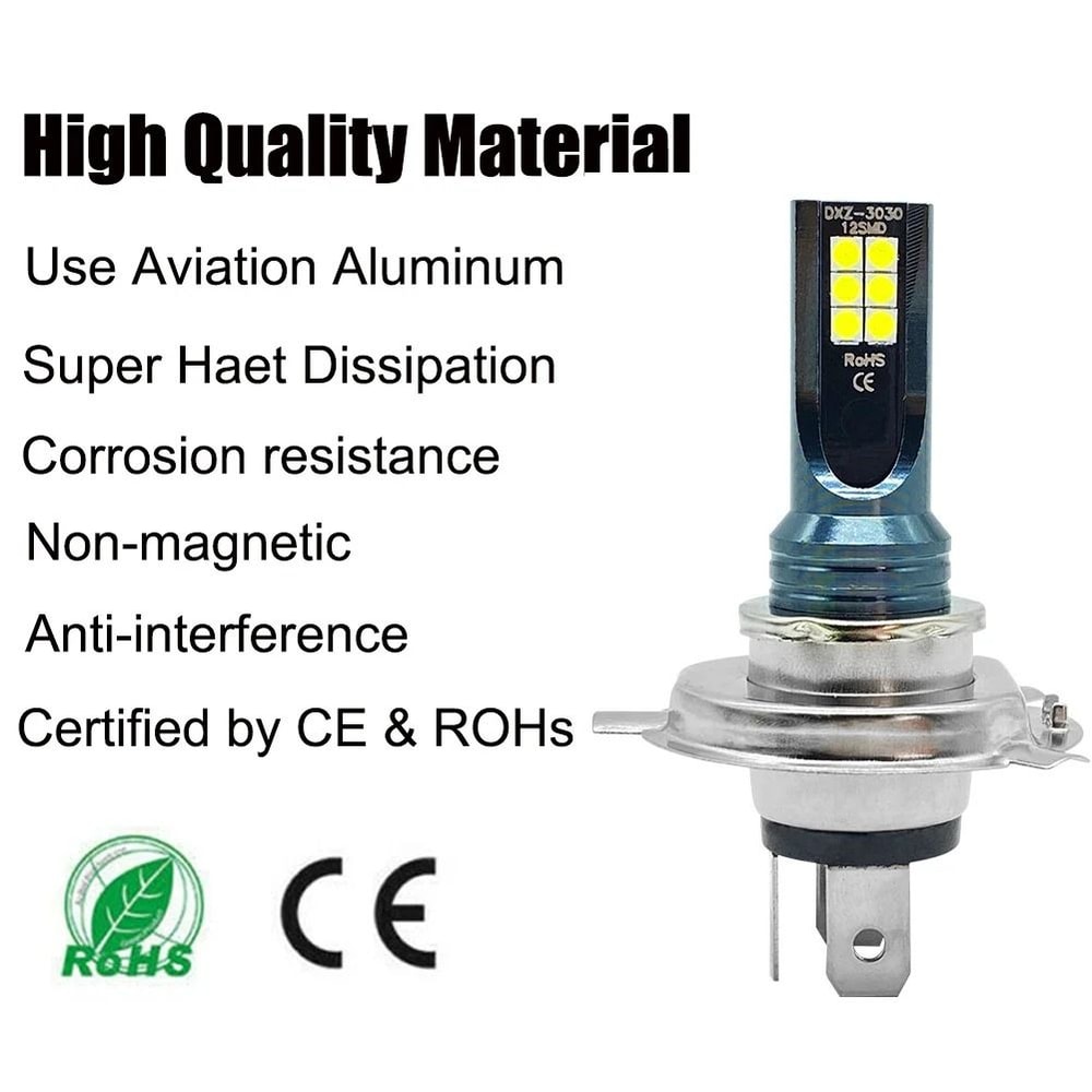 HighPower 80W UltraBright LED Car Headlight And Fog Light Replacement Bulbs 1