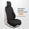 Universal HighQuality Breathable Linen Full Car Seat Cover Set 6