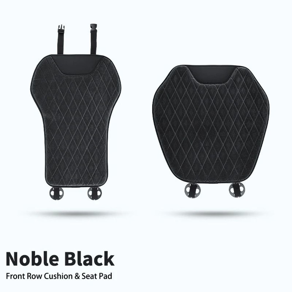 Universal Soft Flannel Car Seat Mat And Backrest Protector Set 11