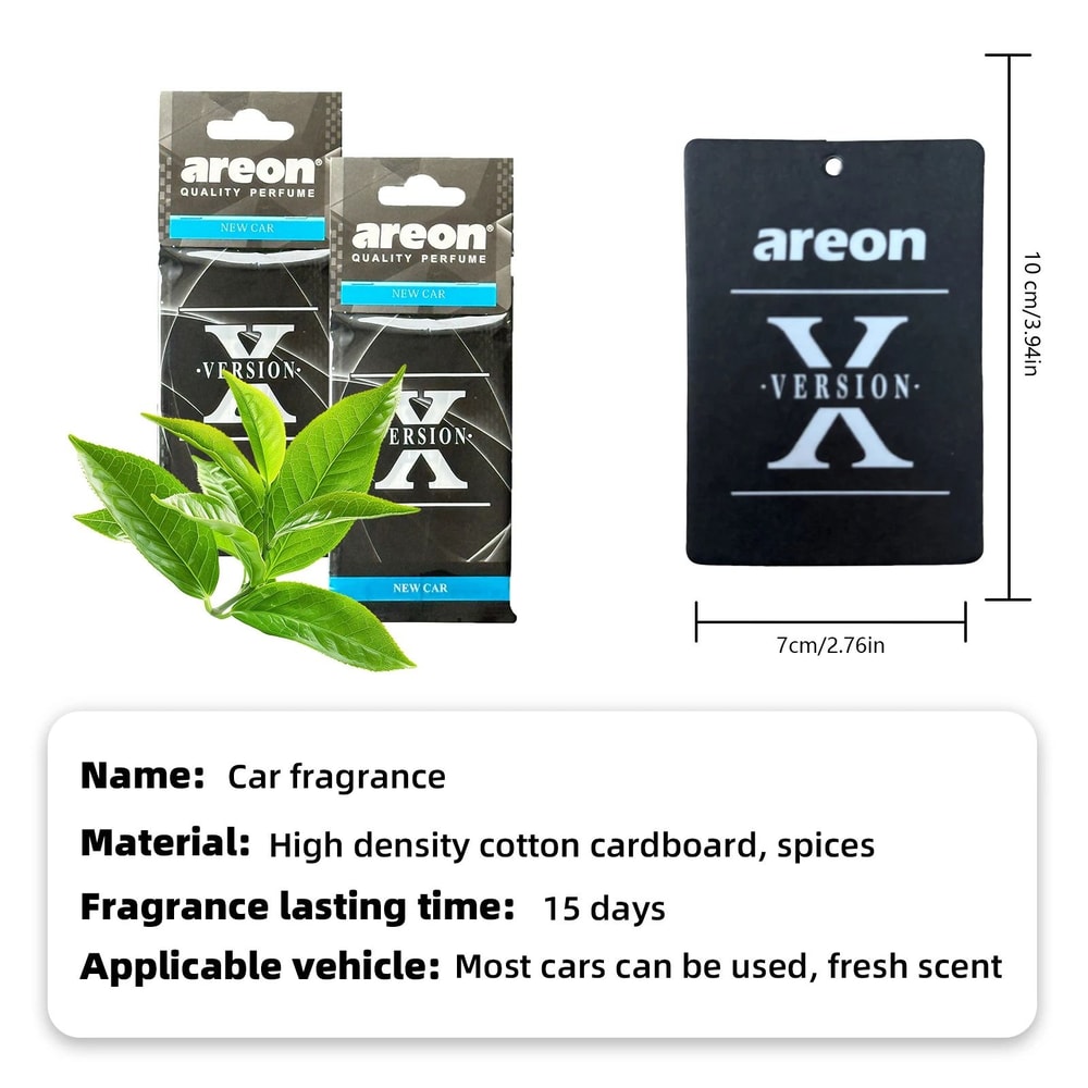 Natural TeaScented Hanging Car Air Freshener Set 1