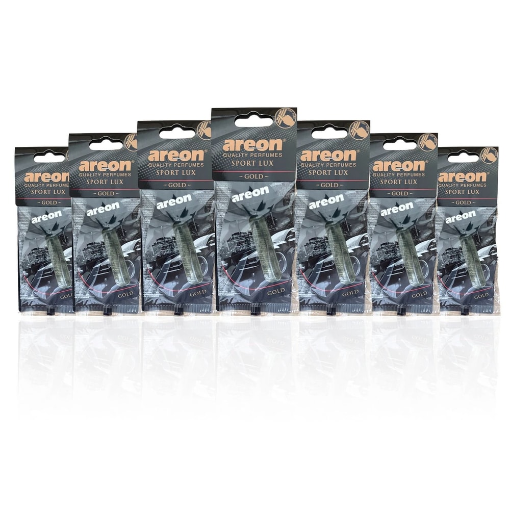 Premium Gold Edition TeaScented Hanging Car Air Freshener Set 0