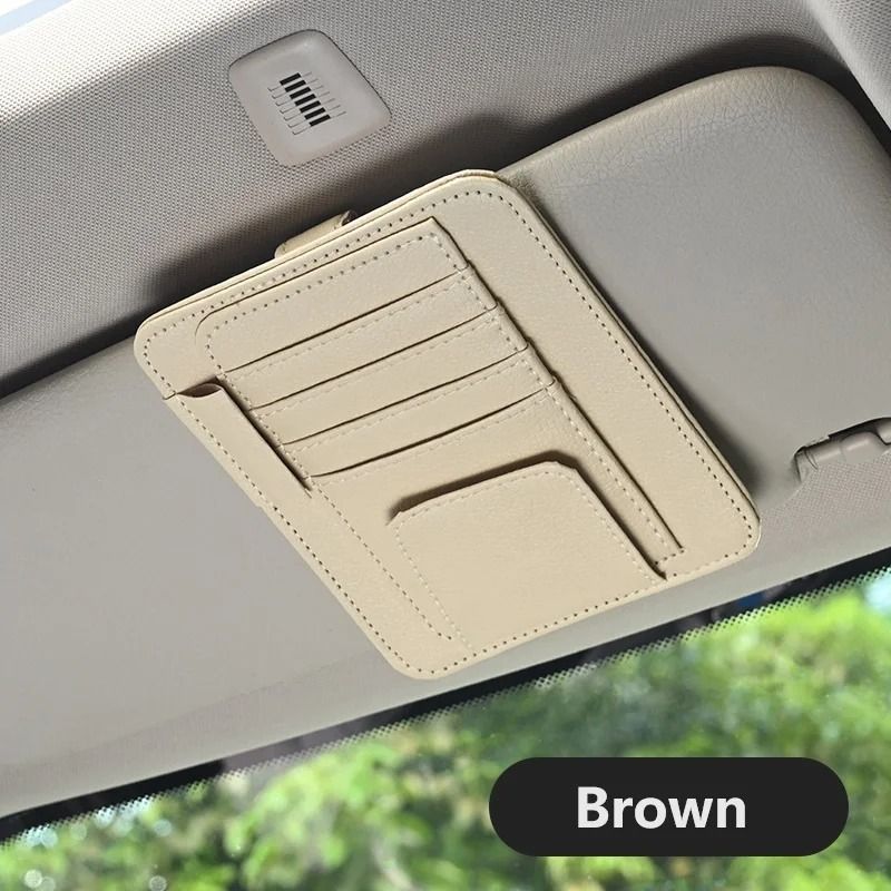 MultiFunctional Sun Visor Organizer And ID Card Storage Clip 5