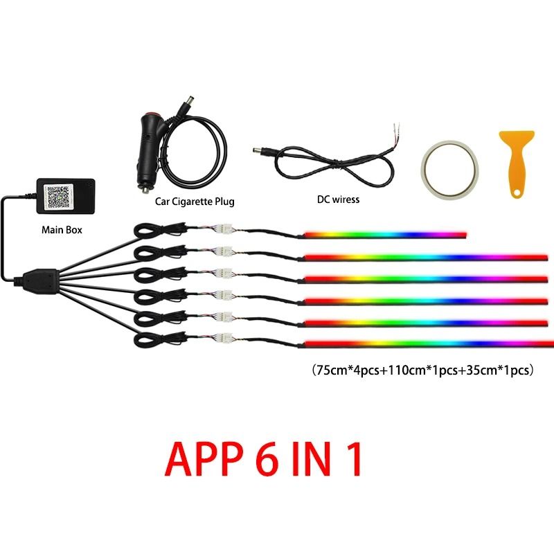 22in1 Symphony RGB Interior Ambient Lighting System 10