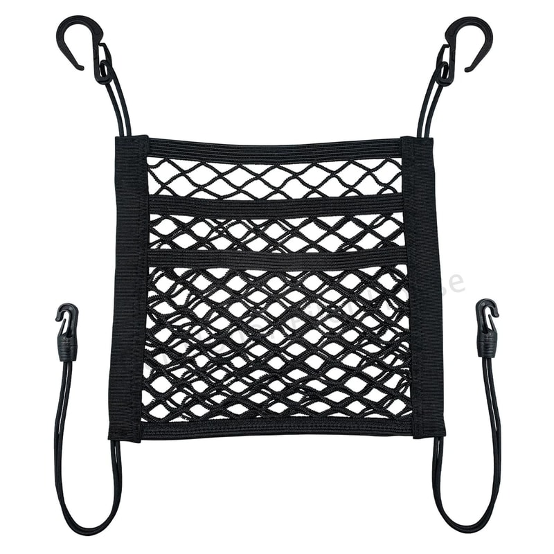 3Layer Universal Car Mesh Organizer And Backseat Safety Barrier 4