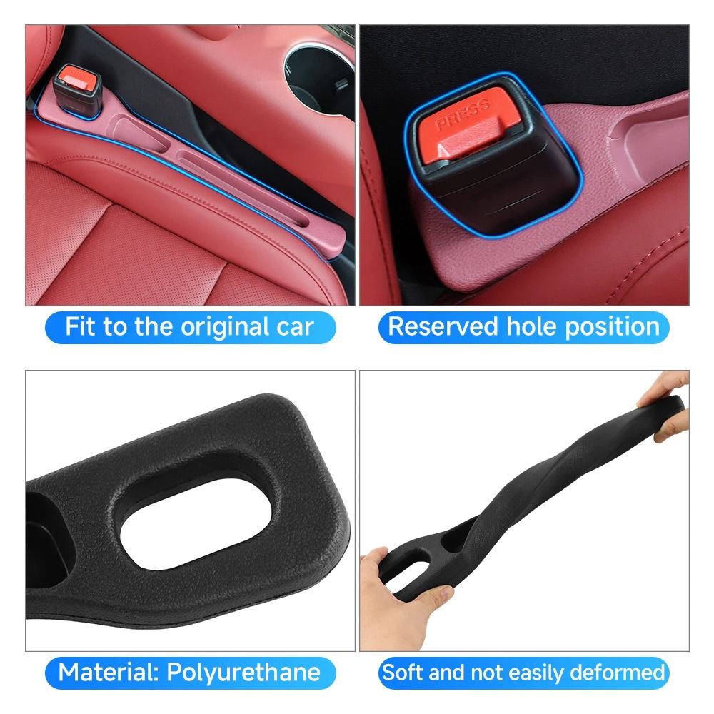 Premium Toyota Interior Seat Gap Filler And Integrated Storage Set 3