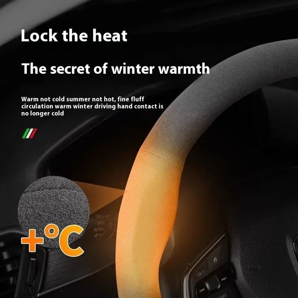 Nissan Sport Suede Rubber AntiSlip Steering Wheel Cover 1