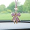 DiamondEncrusted Bowknot Luxury Car Mirror Pendant 9