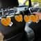 Plush HeartShaped Car Seat Back Organizer Hooks 2Piece Set 13