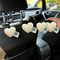 Plush HeartShaped Car Seat Back Organizer Hooks 2Piece Set 6