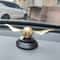 SolarPowered Kinetic Golden Snitch Luxury Car Aromatherapy 5