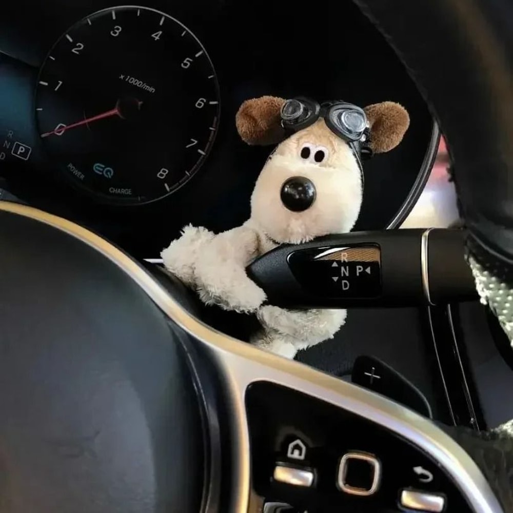 Adorable Puppy Steering Column Decorative Figurine 2