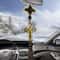 Sacred Jesus Figurine Cross Car Rearview Mirror Pendant 0