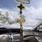Sacred Jesus Figurine Cross Car Rearview Mirror Pendant 0