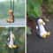 Chill Factor Gypsum Swing Duck Rearview Mirror Pendant 5