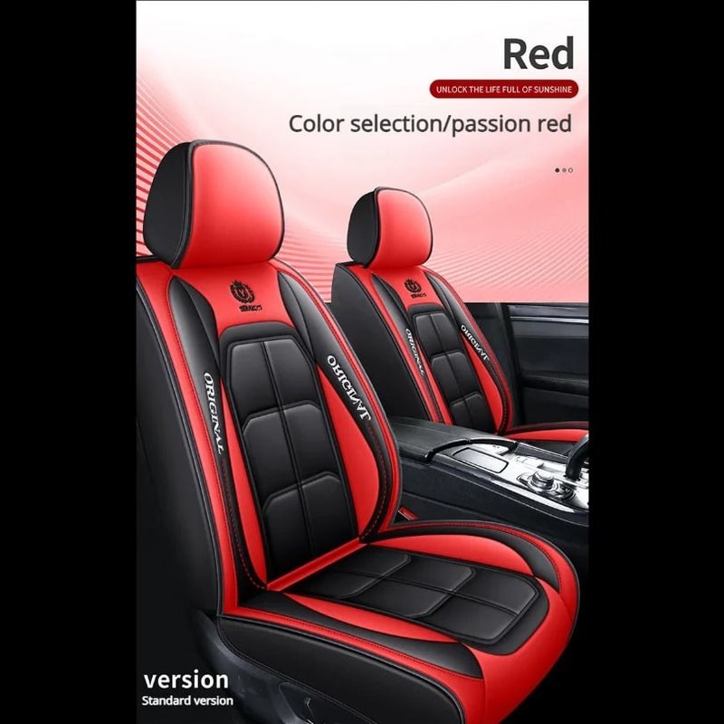 Luxury FullSurround Universal PU Leather Seat Armor 4