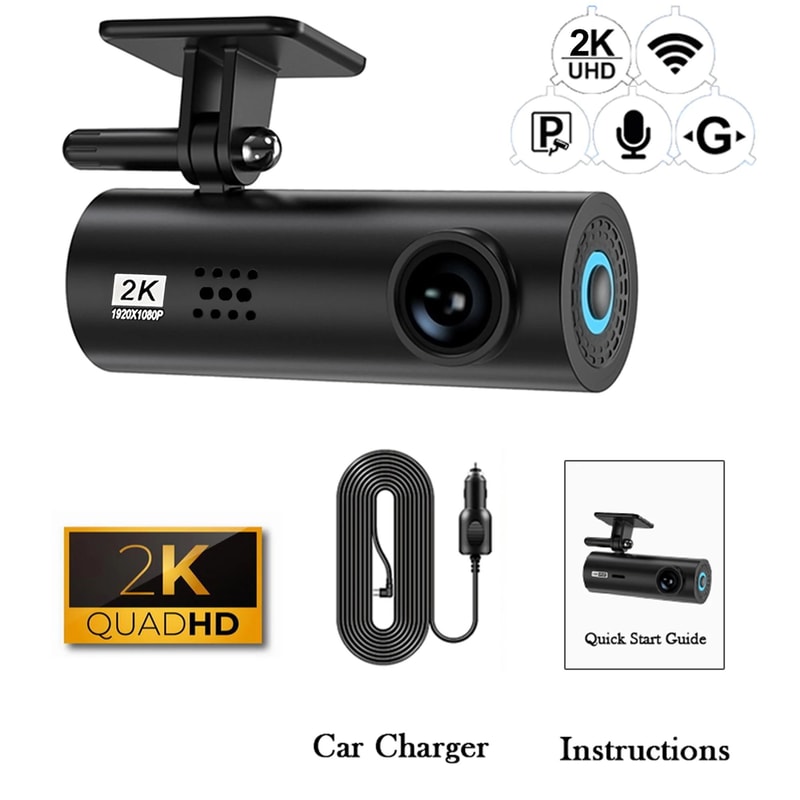 UltraHD 4K WiFi Mini Stealth Dash Cam 6