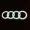 Dynamic 4D LED Illuminated Front Grille Emblem For Audi 2
