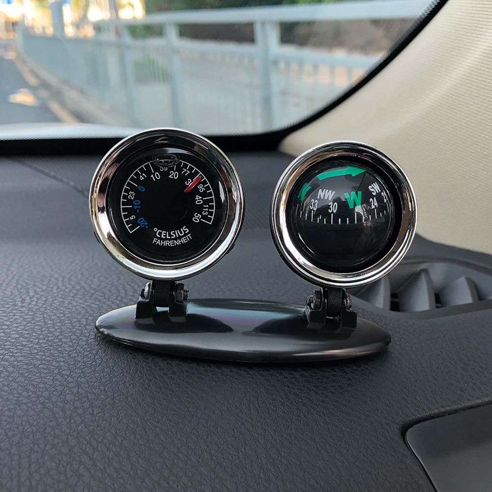 Navigator Duo Precision Dashboard Compass Thermometer Station 0