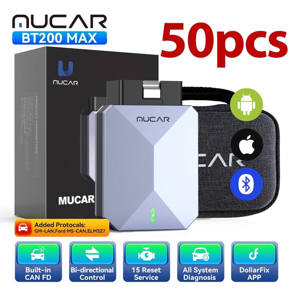 MUCAR BT200 MAX ProGrade Bidirectional OBD2 Scanner 10