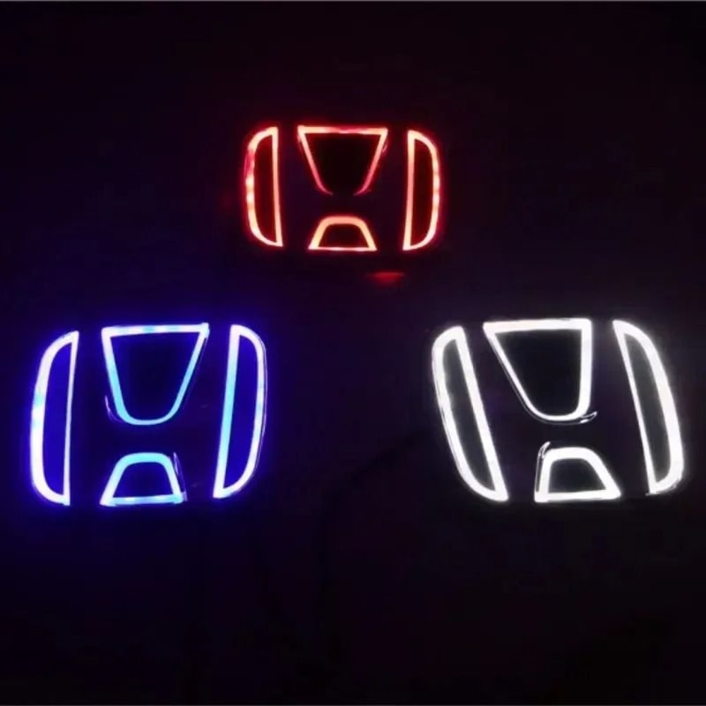 Dynamic 5D LED Illuminated Rear Emblem For Honda 1
