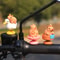 Zen Capybara SpringMounted Dashboard Figurine 4