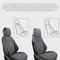 ProBreathable Luxury Perforated Linen Universal Seat Cover System 3