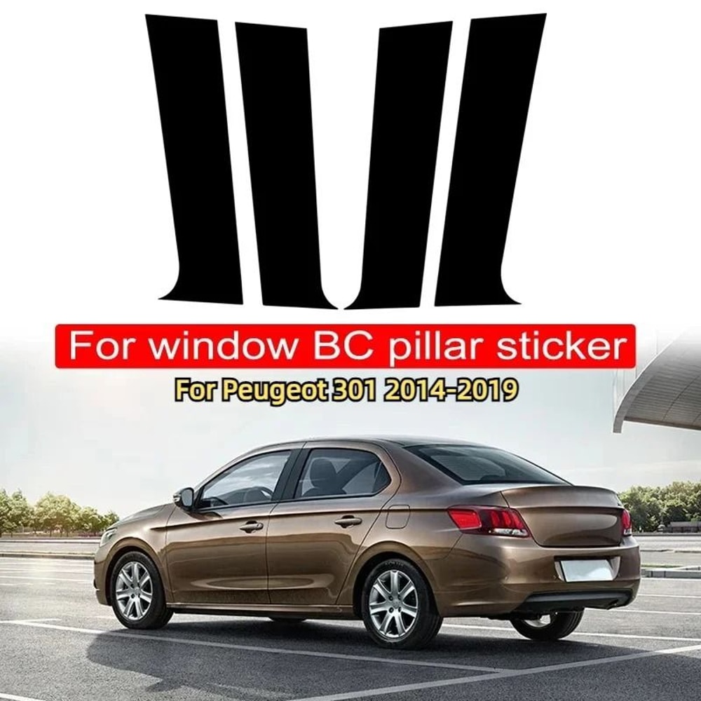 Gloss Piano Black BPillar Performance Trim System 2