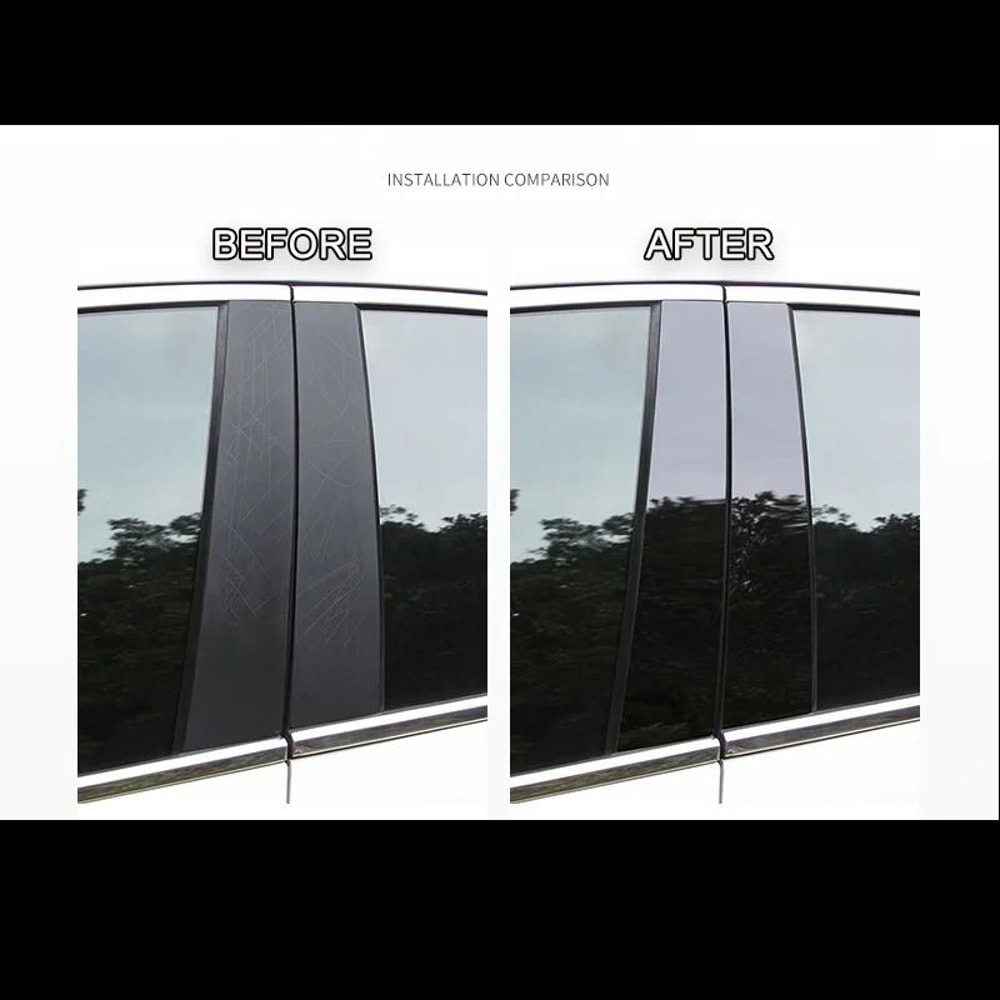 Gloss Piano Black BPillar Performance Trim System 3