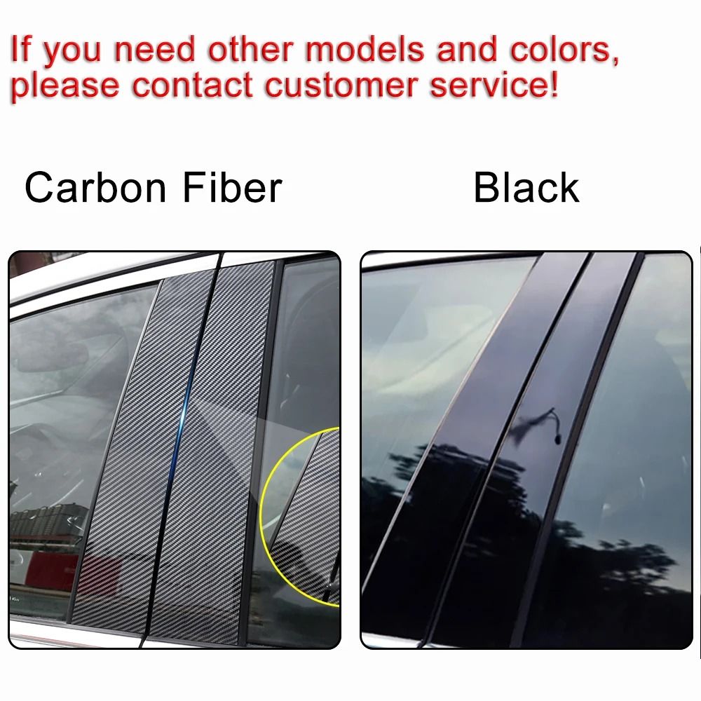 Gloss Piano Black BPillar Performance Trim System 4