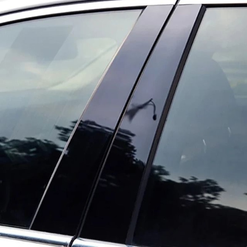 Gloss Piano Black BPillar Performance Trim System 5